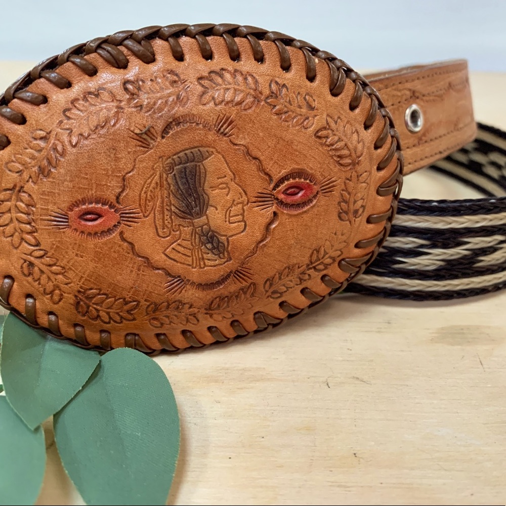 Vintage Native American Belt